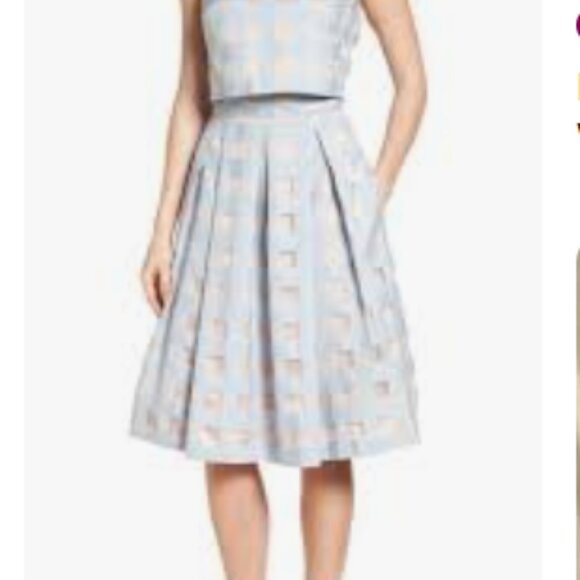 Eliza J Blue two piece set Size 6 NWT - Picture 4 of 16